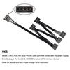 4Pin Hard Drive Power Cable 1 Male To 3/4/5/6 Female Splitter Adapter SATA Power Hard Disk Extension for DIY PC Sever
