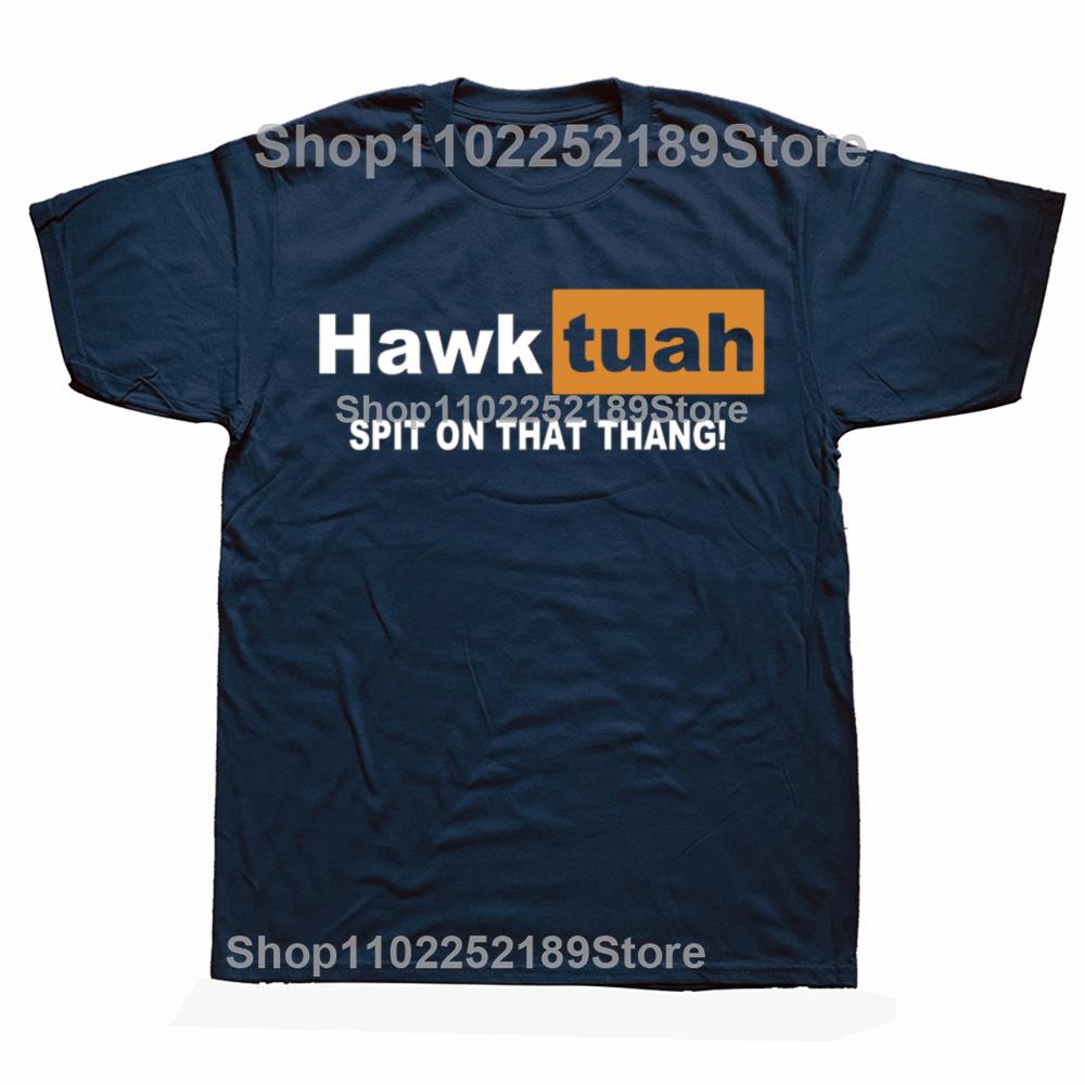 Hawk Tuah Spit On That Thing T Shirt Funny Meme Print Tshirt Men Women Casual Cotton Oversized Short Sleeve T-shirts Streetwear