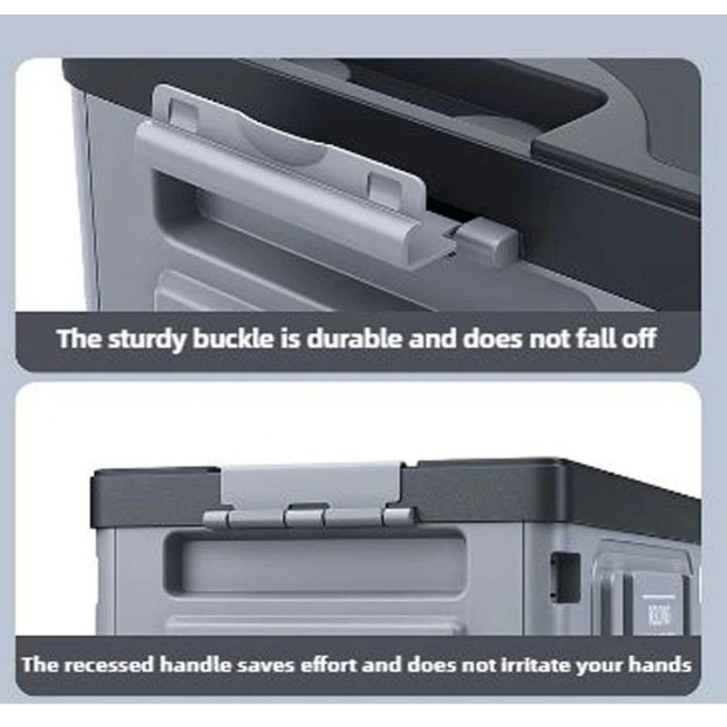 Outdoor Folding Storage Box, Multipurpose Organizer Box, Portable Large-capacity Camping Box, Car Trunk.