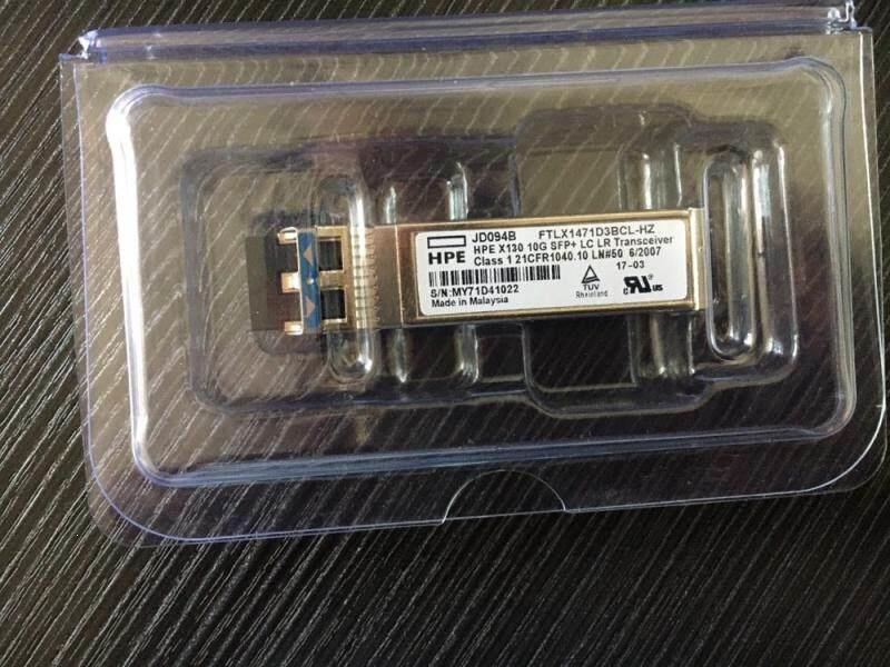 HP JD094B Optical Module: HPE X130 10G Single-Mode 10G-LR SFP+ FTLX1471D3BCL-HZ