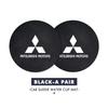 cyakpr1 Premium Suede Water Cup Pad Anti-Skid Splash-Resistan For Mitsubishi Lancer ASX Pajero Mirage Attrage Xpander Outlander