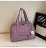 School bag niche light travel bag large capacity leisure Korean fitness bag solid color versatile backpack simple commuter tote bag