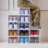 Foldable Transparent Dustproof Shoe Storage Box