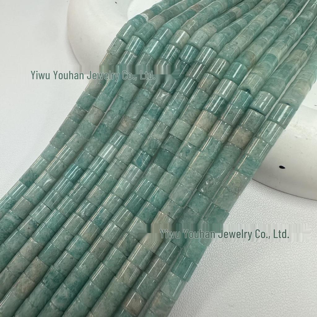 4x4mm Natural Stone Cylinder Beads for Handmade DIY Jewelry, Bracelets & Necklaces