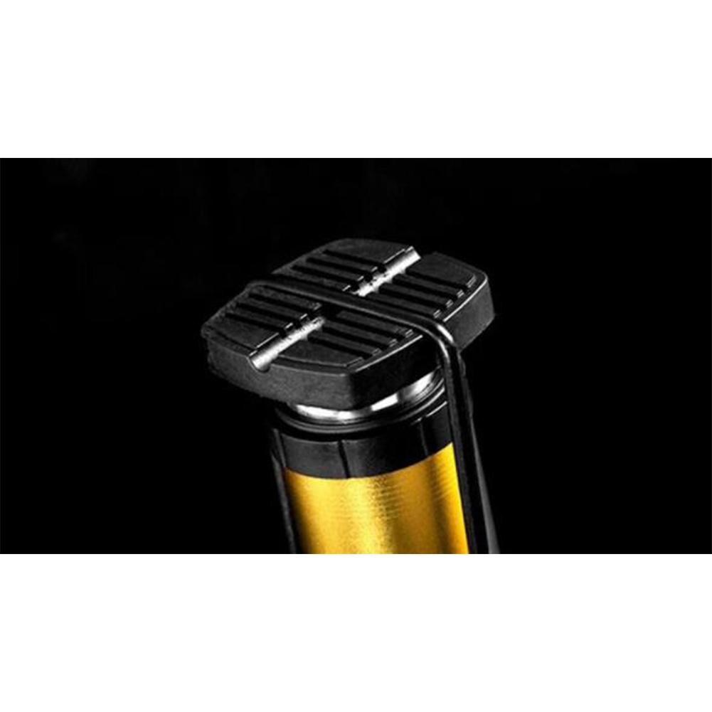 Bike Pump Mini Bike Floor Pump Foot Activated Bicycle Air Pump and Aluminum Alloy Portable Mountain Tire Pump