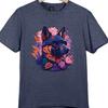 GerUnisex Shepherd Graphic T Shirt Dog with Goggles Colorful Art Design Tee