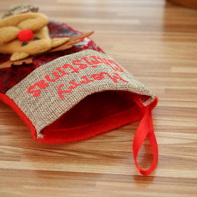 Vintage potisk Faux kůže Vánoční ozdoby: Vánoční dárky a ozdoby na stromeček pro děti