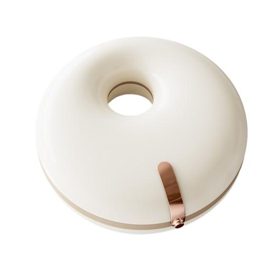 Doughnut Retainer Case with Hook Cleaning Brush Double Layers Portable Invisible Brace Storage Box Mouth Guard Denture Dental Aligner Container Holder