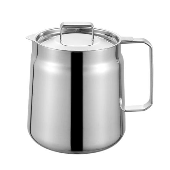 Nerezová nádoba na olejový filtr s výtokovou rukojetí Velkokapacitní všestranná nádoba na olejový filtr Multifunkční nádoba pro potravinářské fritézy pro kempování v kuchyni