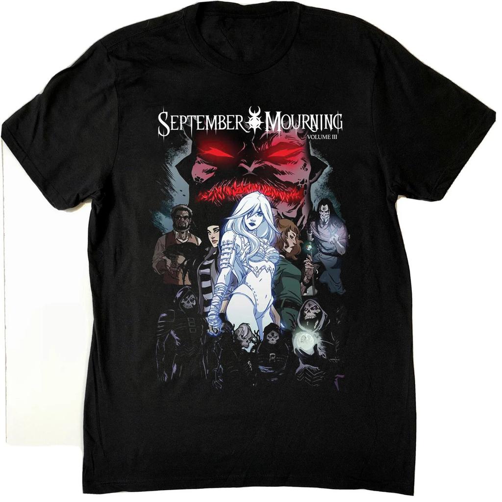 Selten! September Mourning Band Schweres Baumwoll-T-Shirt Schwarz S bis 5XL TV212