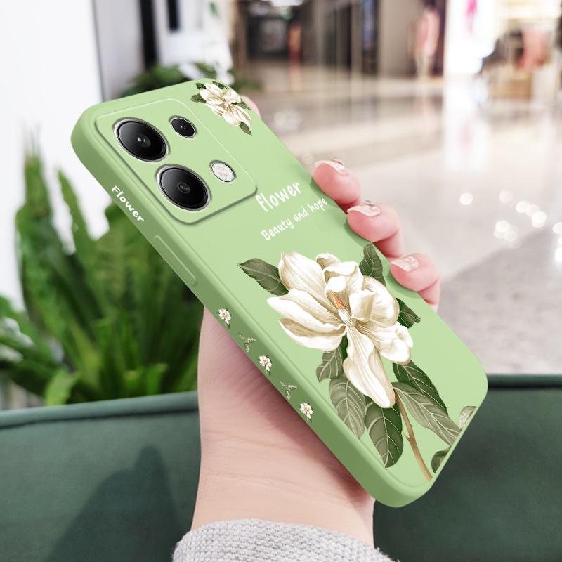 

Magnolia Flowers Phone Case For Xiaomi Redmi Note 15 Pro Plus 4G 5G Silicone Cover Redmi Note 15ProPlus