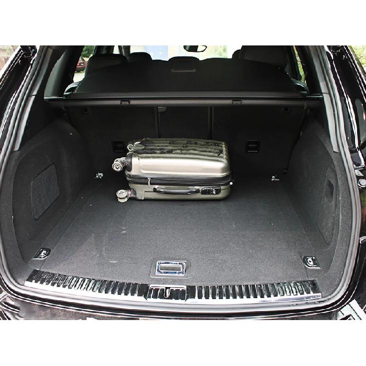 1Pc Black/Beige Rear Trunk Liner Cargo Boot Carpet Handle Cover For Porsche Cayenne 2011-2017 58551115004H0/958551115001E0