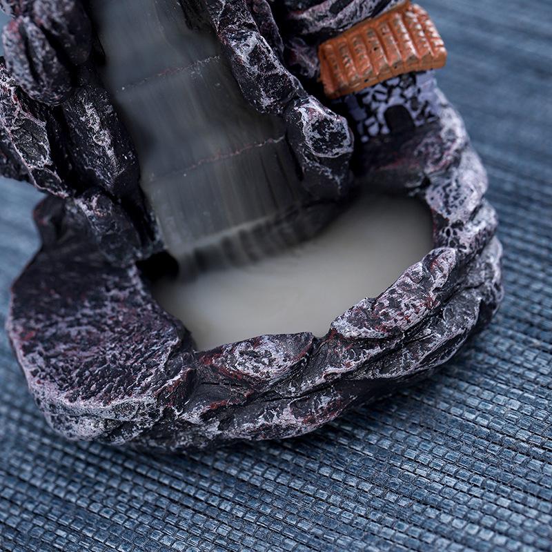 Backflow Incense Holder Waterfall Incense Burner Home Decor Aromatherapy Ornament Incense Cones With Backflow Incense Cones