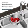 Swan Stainless Steel Hangable Kitchen Sink Drain Basket - Punch-Free, Dry & Wet Separation Filter