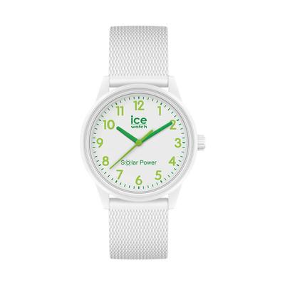 Authorized Distributor Ice Watch Watch Solar Battery Unisex 018379 Solar Battery Solar ICE Solar Power Nature Numbers Small [Ice-watch] Women's