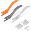 Wrapping Paper Cutter 3PCS Gift Wrap Cutter,Concealed Blade Safety Knife with 10 Replaceable Blade for Birthday Paper Gift Wrapping Paper Roll Cutter