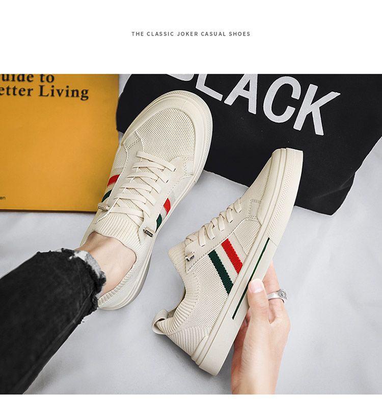 Men's Summer Breathable Canvas Shoes - Trendy Mesh, All-Match Sports & Casual Style