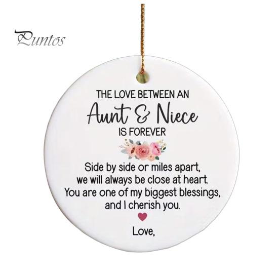 Acrylic Round Pendant Decorations 2D Christmas Hanging Ornaments, Santa Snowflake Reindeer Festive Party Supplies for Tree Decorations, Reusable