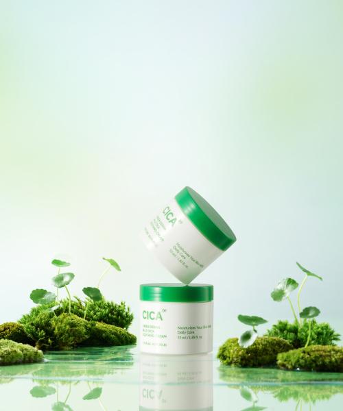 NATURE REPUBLIC Green Derma Mild Cica Soothing Cream Special Set (55ml*2EA + 9ml)