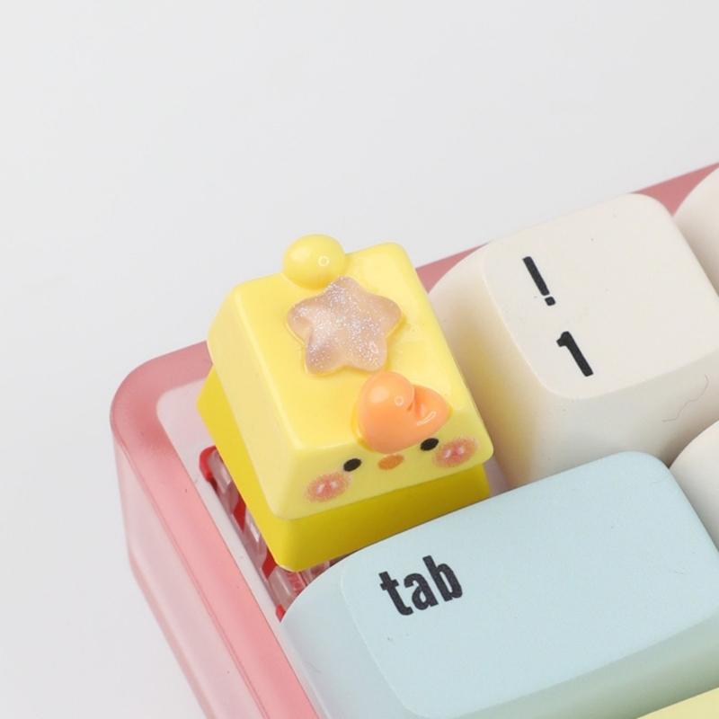 Color 3D Resin Keycap Cute Cartoon Animal Designing For Mechanical Gaming Keyboards ESC Keycap