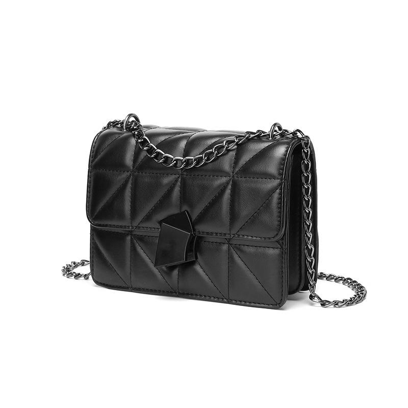 Xiaoxiangfeng Rhombus Chain Bag, High-End Light Luxury Shoulder Messenger Bag, Fashionable Versatile Small Square Bag For Women