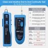 Cable Tracer Ethernet Network Cable Tester RJ45 RJ11 - Wire Toner Tracker CAT5 CAT6 Continuity Tester - Tone Generator and Probe Kit Telephone Line