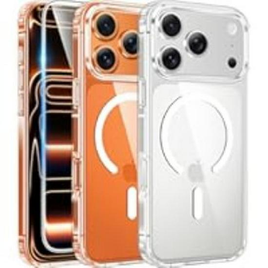 iPhone 17 Pro Max Transparent Magnetic Anti-Yellow Magsafe Case iPhone 17