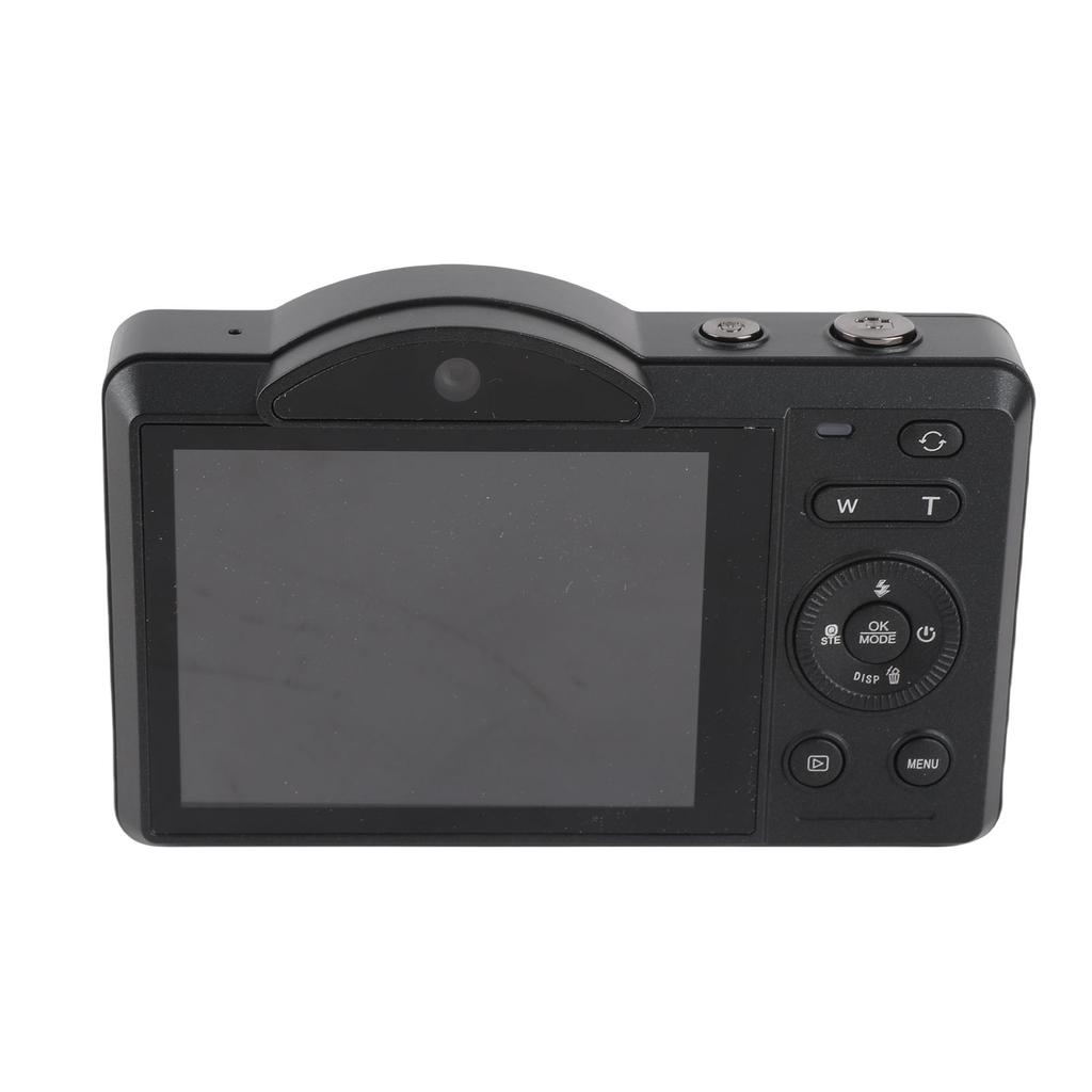 4K Digital Camera 80MP WiFi Vlog Camera with 18X Digital Zoom Built In Flash Dual Lens Selfie Auto Camera for Travel Photography
