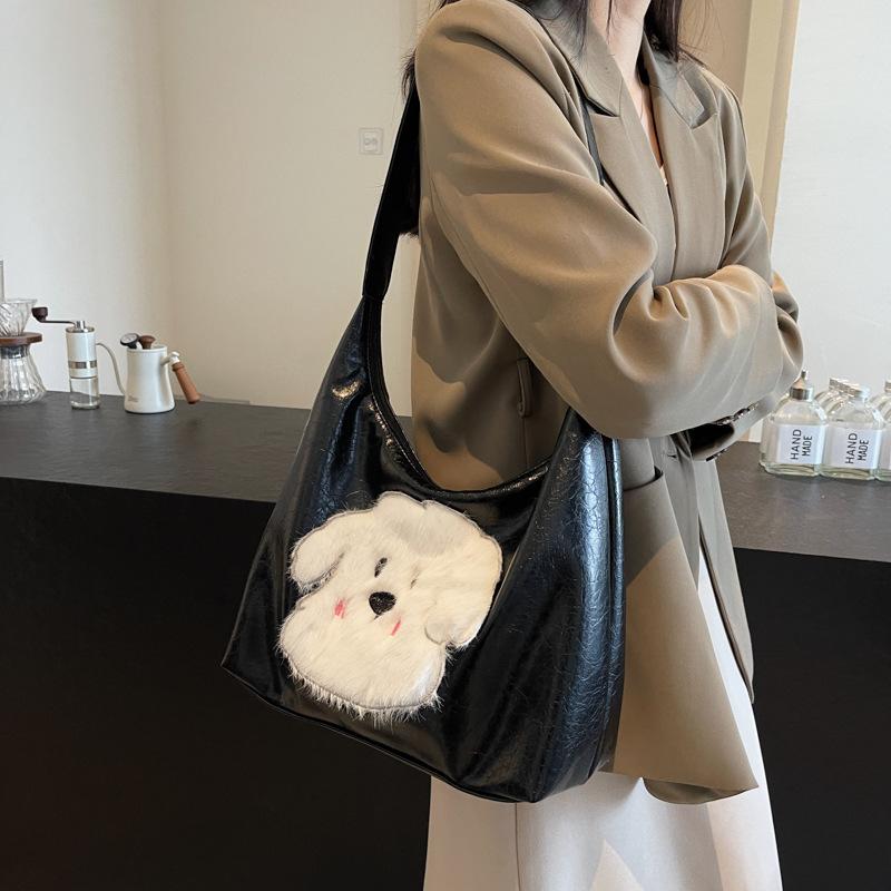 Trendy Fashion High Sense Shoulder Handbag Retro Large Capacity Women'S Tote Bag