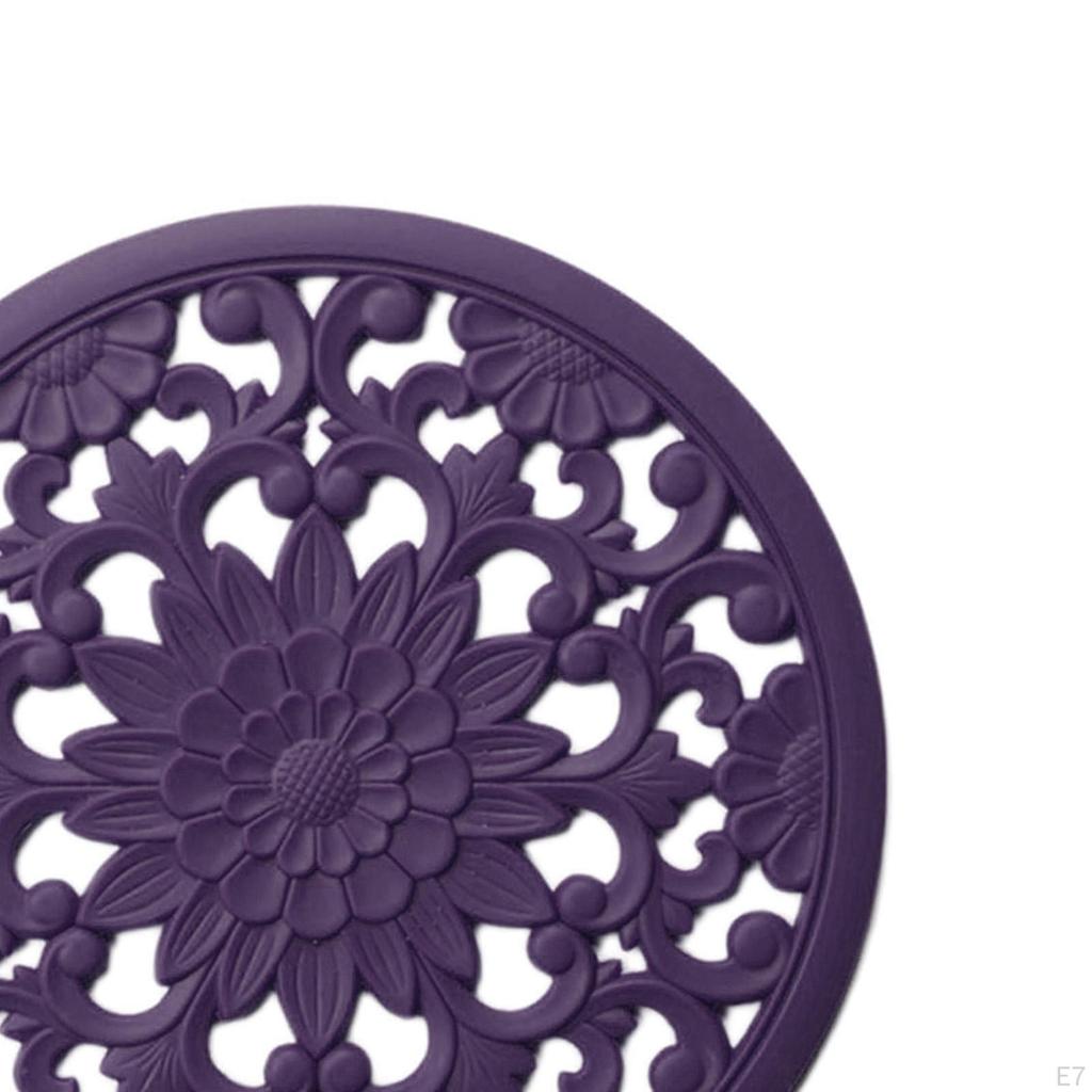 3 / Set Multifunctional Round Silicone Kitchen Countertop Tableware Non- Mat