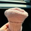 Knitting Gloves Five Finger Cycling Driving Gloves Full Finger Mittens  Winter