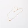 Elegant Crescent Moon Pendant Necklace - Minimalist Design for Women