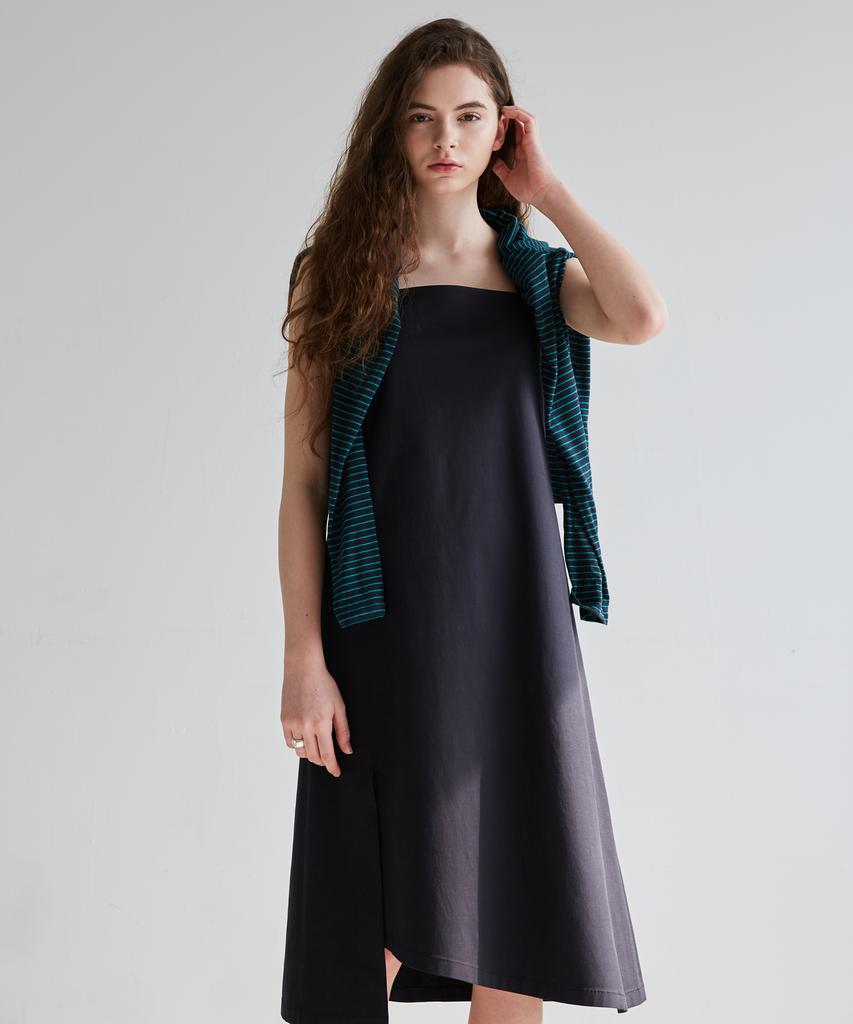 Illoil Double String Dress - Dark Navy