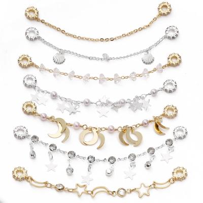 1pc/bag High Color Set Crystal And Bead Safety Chain DIY Bracelet Earrings Jewelry Accessories