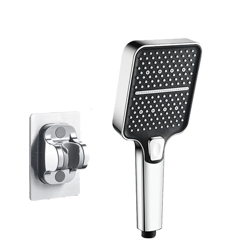 High Pressure Shower Head with Bracket 3 Settings Handheld Shower Head Against Low Water Flow for Bathroom and Pets Rinse