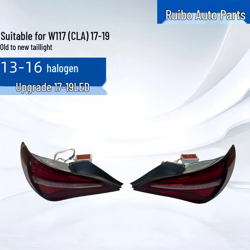 For Mercedes W117 CLA 17-19 Old Model Taillights, 13-16 Halogen to 17-19 LED Upgrade. RUIBO