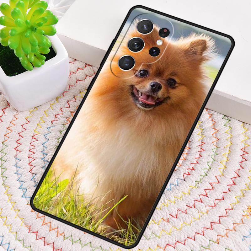 Pomeranian puppy dog TPU Phone Case For Samsung Galaxy note 10 pro S26 S25 S24 S23 S22 Ultra Plus S21 FE S20 Shockproof Cover