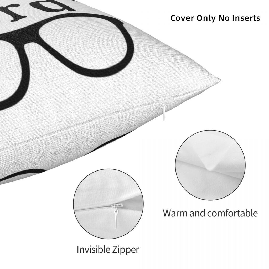 Musical Theater Nerd Square Pillowcase Polyester Linen Velvet Printed Zip Decorative Throw Pillow Case Sofa Seater Cushion Cover