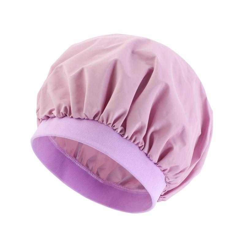 Damen Badehut, wasserdicht, elastisch, für die Dusche, Haarabdeckungen, Badekappen, Beanie, Beauty Perm Cap, staubdichte Haarkappe, Badezimmer-Accessoires