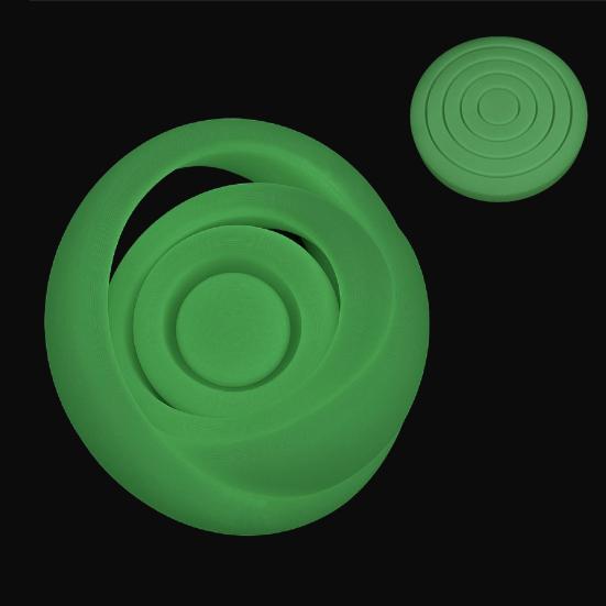 Fidget prsten pro dospělé a teenagery, rotující antistresový spinner pro soustředění
