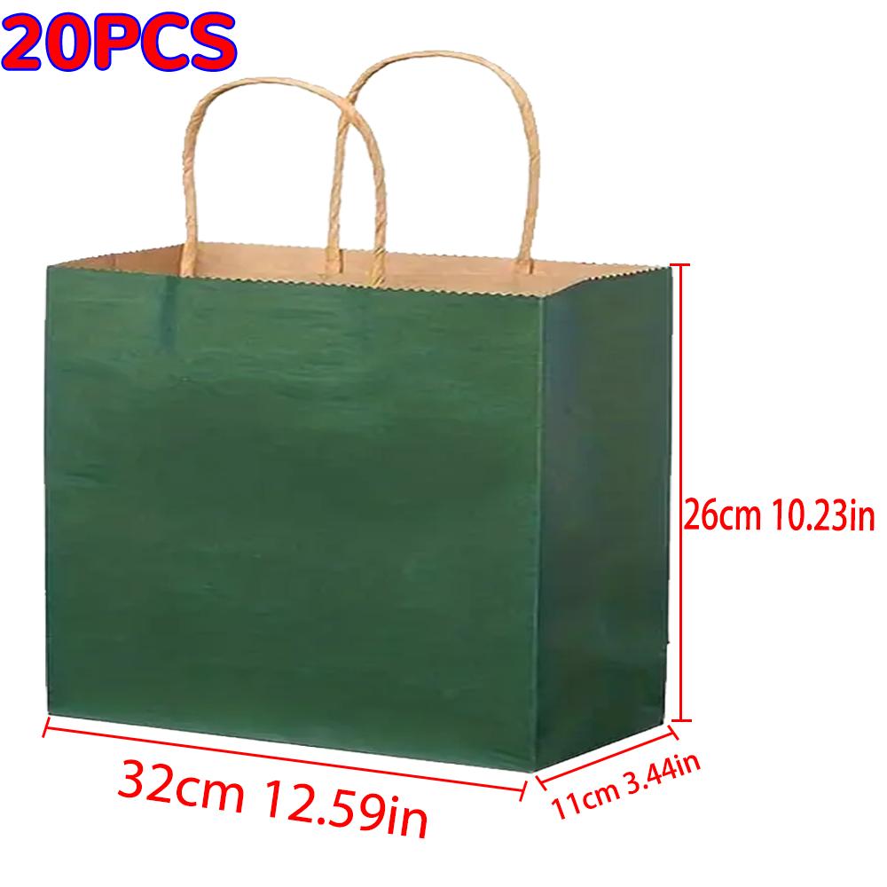 Paper Gift Bags  Shopping Bags  Kraft Paper Gift Candy Bag Colored Hand-held Paper Bags Wedding Party Decoration Gift