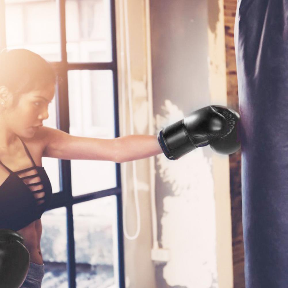 Professionelle PU-Leder Boxhandschuhe Atmungsaktiv Sparring Sandsack Fäustlinge Trainingsausrüstung