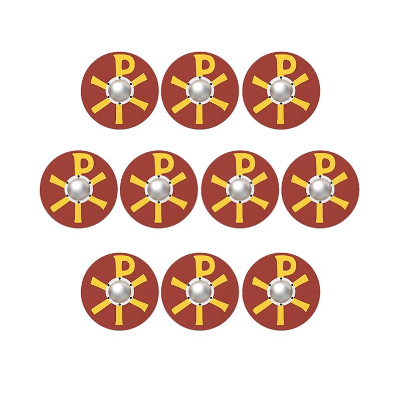 MOC Medieval Military Castle Weapon Roman Knight Helmet Shield Accessories Building Blocks Green Dragon Lion Crusader Bricks Toy