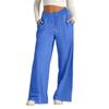 Women’s High Waist Wide Leg Sweatpants Drawstring Waistband Loose Fit Casual Lounge Pants for Daily Wear Comfort