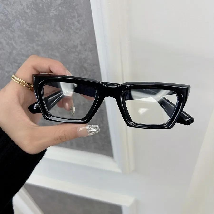 Fashion Stylish Square Eyeglasses Frames Transparent Clear Brand Designer Optical Cute Frame for Women Men