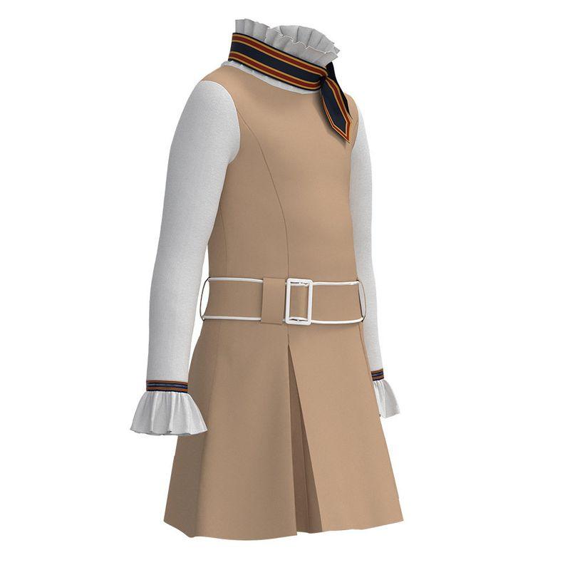 Jiamei Megan Cosplay Costume M3Gan2.0 Main Character's Same Style Dress Halloween Children's Performance Costume Cosplay Outfit