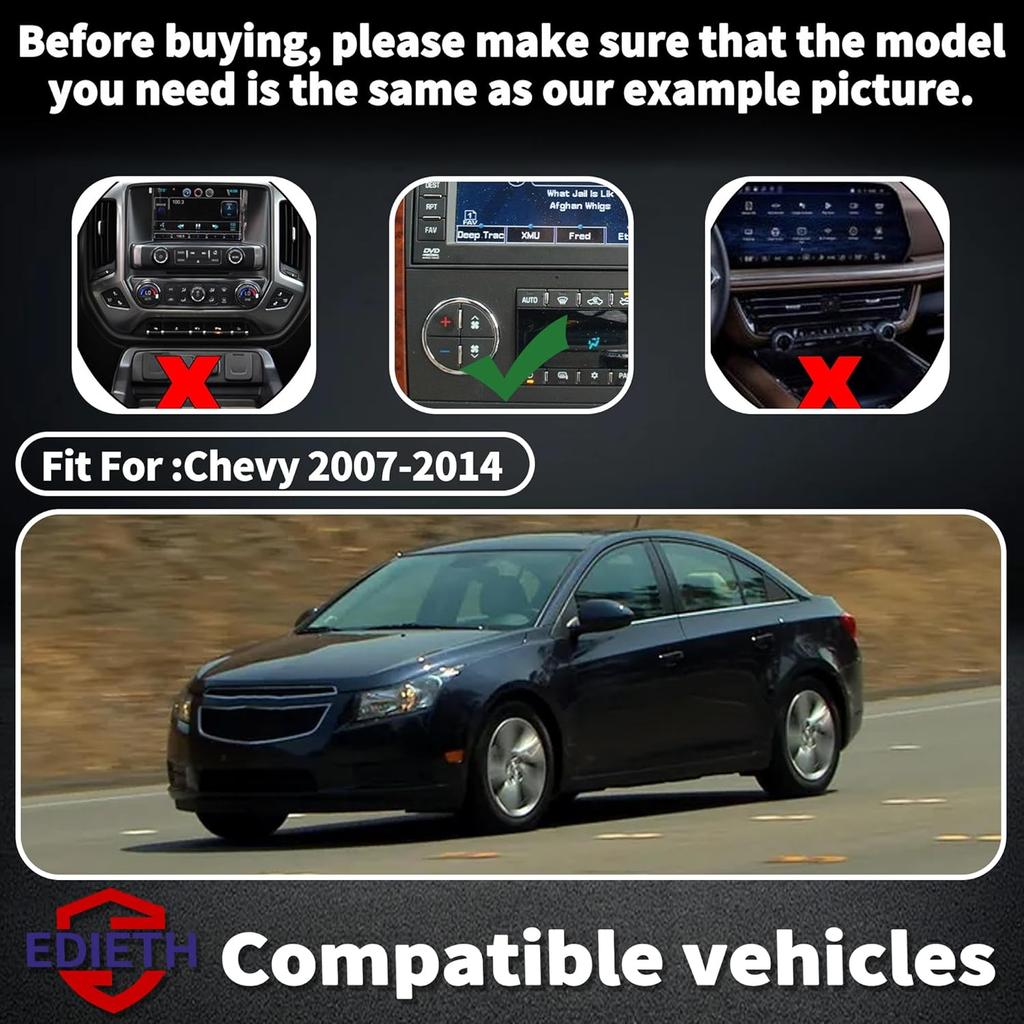 AC Button Repair Decal Dash Switch Stickers Black for Chevy Avalanche Silverado Suburban Tahoe GMC Sierra Yukon 2007-2014 Control Button Repair