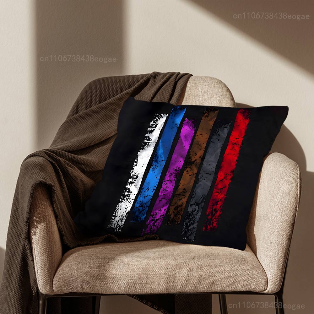 BJJ Brazilian Jiu-Jitsu Throw Pillow Case For 45*45cm,55*55cm,30*30cm For Home Bedroom Decoration And Protector