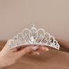 Cross Crown Rhinestone Hairpin for Women and Girls - Little Princess Birthday Headdress
