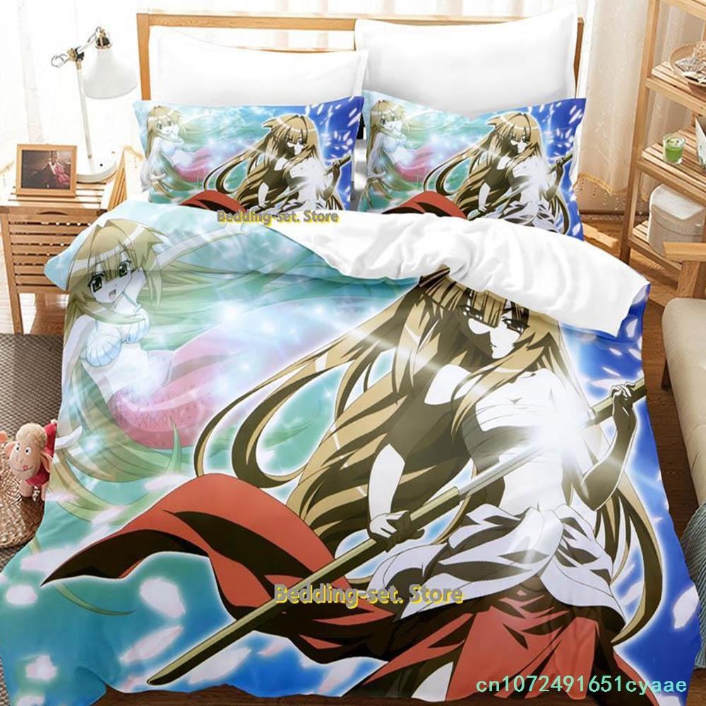 Seto No Hanayome My Bride Is A Mermaid Set Biancheria da Letto Singolo Twin Full Queen King Size Set per Letto Camera da Letto Adulti Set Copripiumino Anime